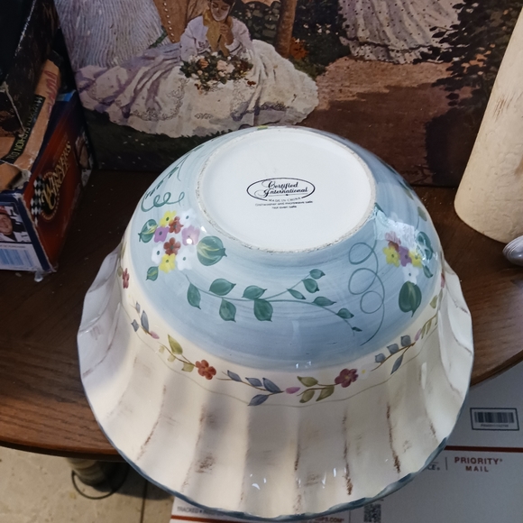 Certified International Floral Large 13"×7" Pasta Serving Bowl🍲A Nice Gift.🎁 - Picture 14 of 16